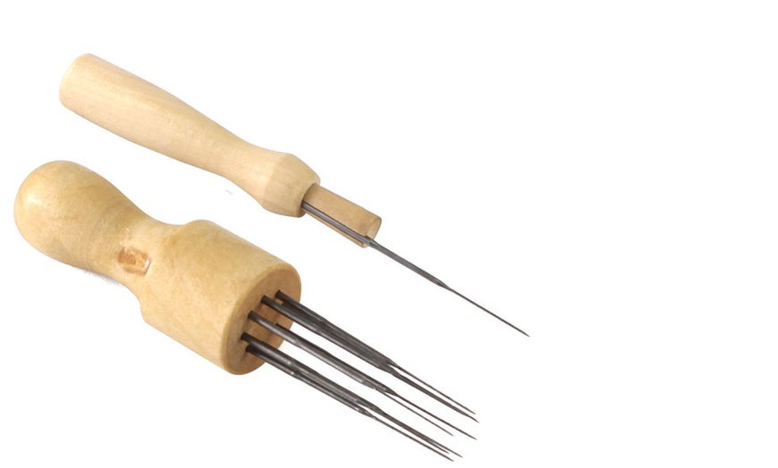 Image 7: 40 Pcs Needle Felting Kit for DIY Wool Felting