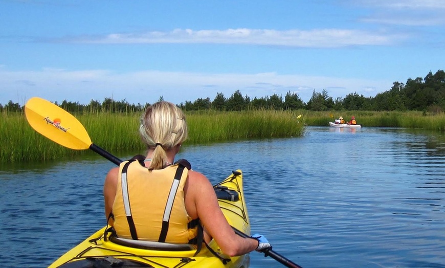Image 1: 1 or 2-Hour Kayak Tour at Cold Spring Harbor or Connetquot River