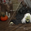 Image 36: Outsunny Voice Activated Halloween Animatronics Witch