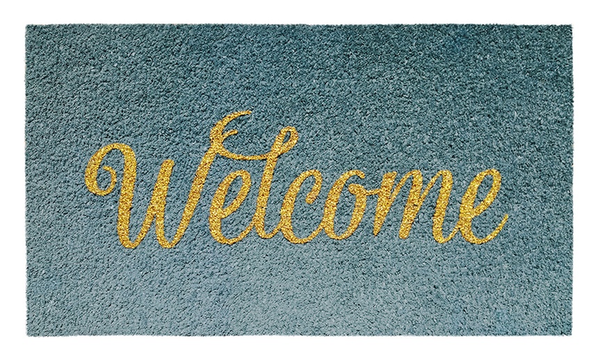 Image 110: Zerbino in cocco con retro antiscivolo