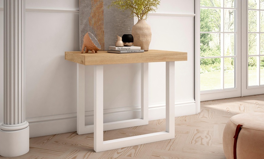 Image 12:  Mesa consola extensible, 140 cm