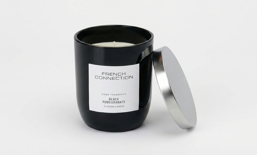 Image 8: French Connection Black Pomegranate Luxury Candle Range