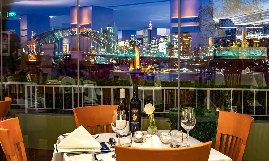 Image 7: Three- or Five-Course Australian Dining w/ Wine & Iconic Harbour View