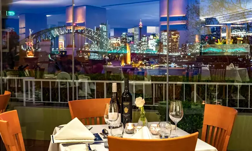Three- or Five-Course Australian Dining w/ Wine & Iconic Harbour View