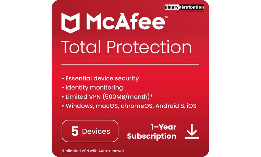 Image 4: McAfee Total Protection 2025 voor 1 of 2 jaar
