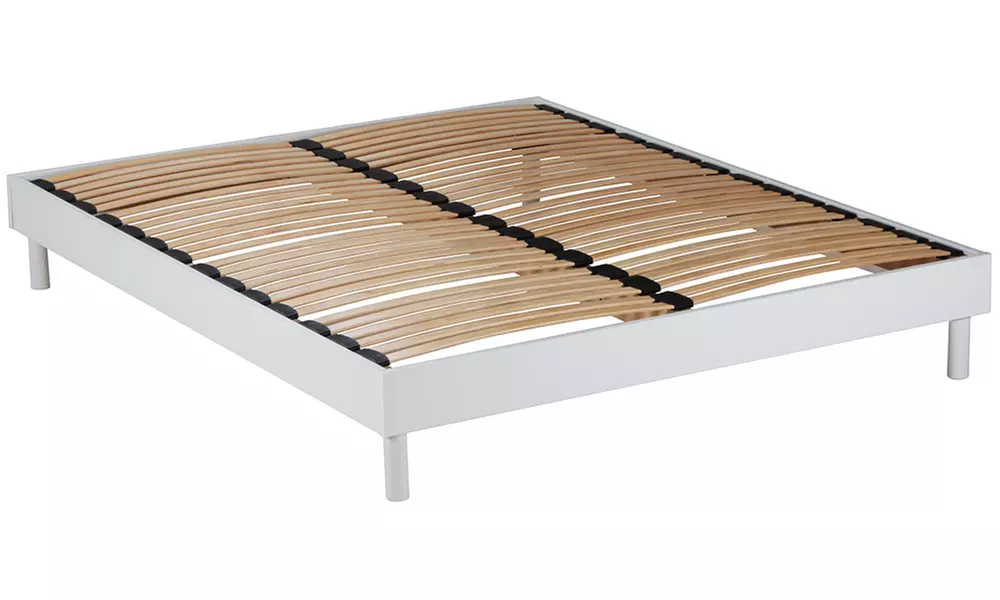 Sommier en bois avec bi-lattes, lattes flexibles, Maison Aubertin