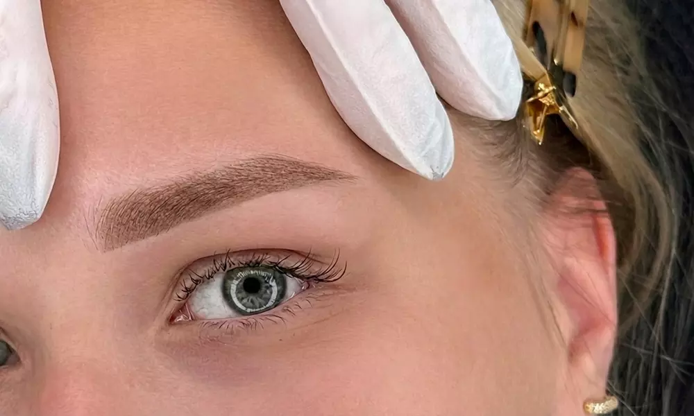 Luxury Powder Brows: Custom Pigment & Shape for a Defined Look, Touch-Up for Lasting Perfection (Up To 54% Off)