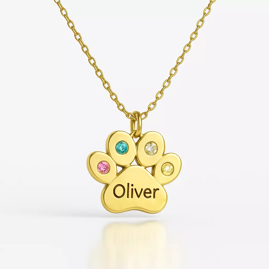 Custom Pet Jewelry: Paw Print & Portrait Necklaces & Earrings