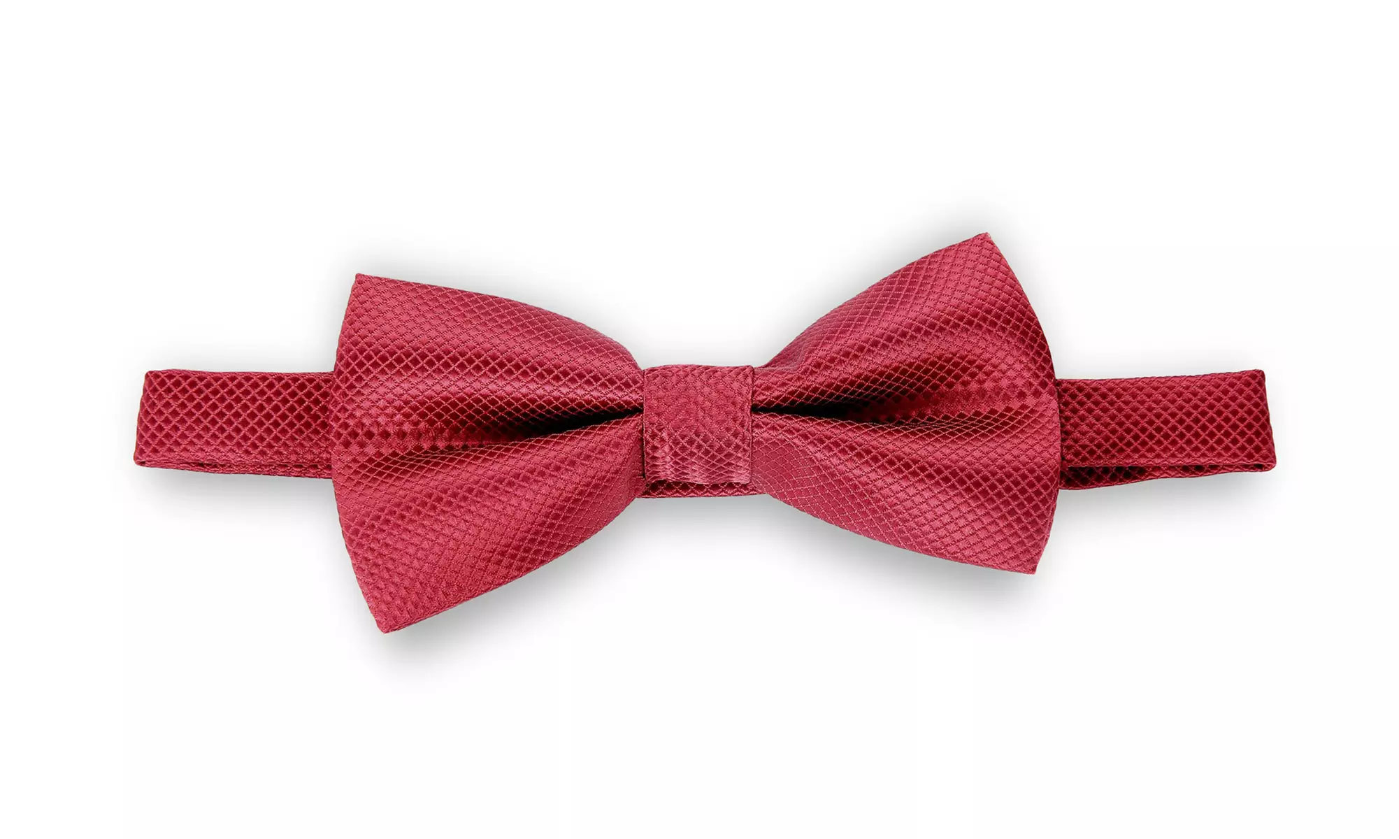 Men's Textured Strap 1" Wide Suspender Bow Tie