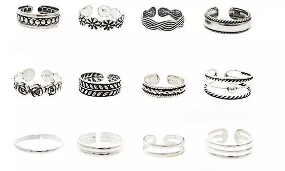 1 ou 2 packs de 12 bagues d'orteils - Primary Image