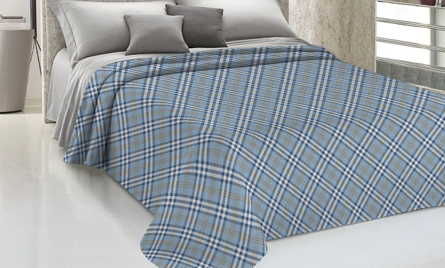 Image 11: Copriletto Pensieri Delicati 100% cotone Made in Italy