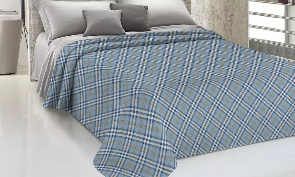 Copriletto Pensieri Delicati 100% cotone Made in Italy