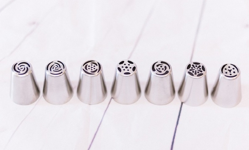 Image 4: Set of 7 Easy Flower Icing Tips