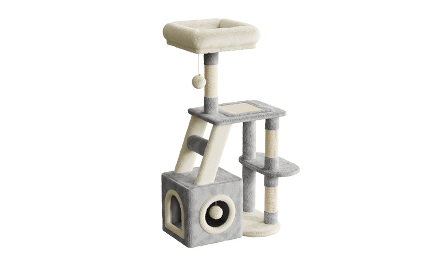 Image 4: Meerlaagse grijze kattenboom