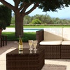 Image 3: Mustique Rattan Effect Sofa and Table Set