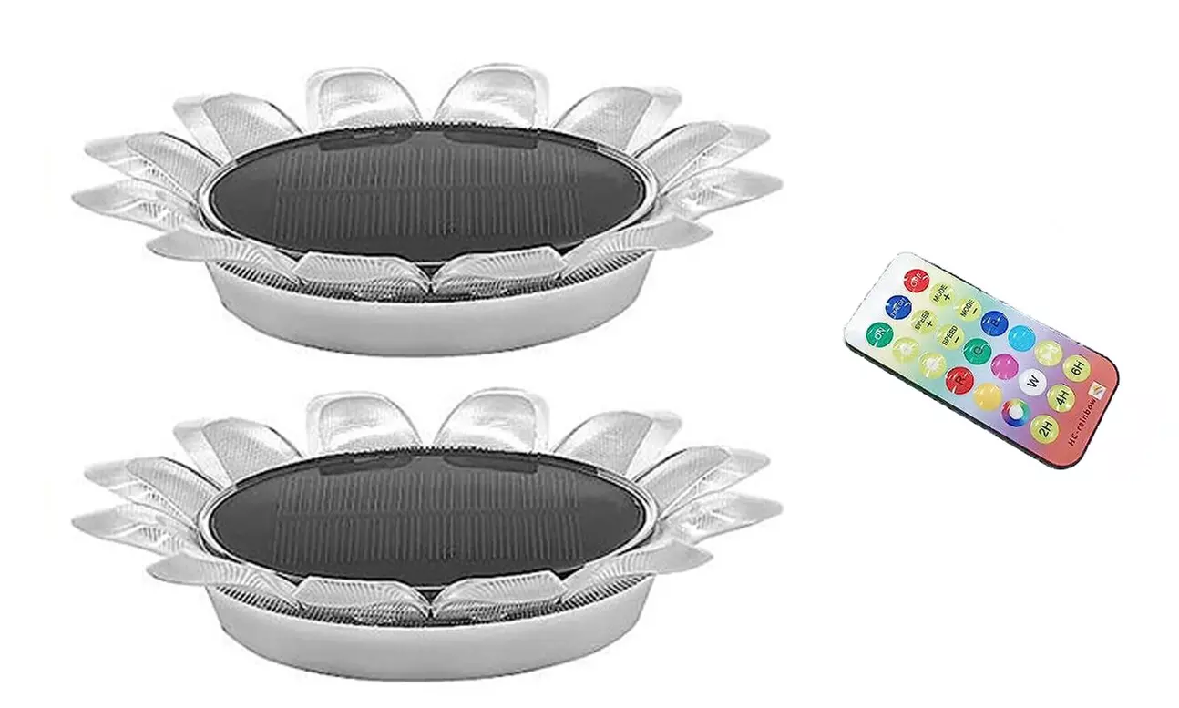 Solar-Powered Floating Pool Lights