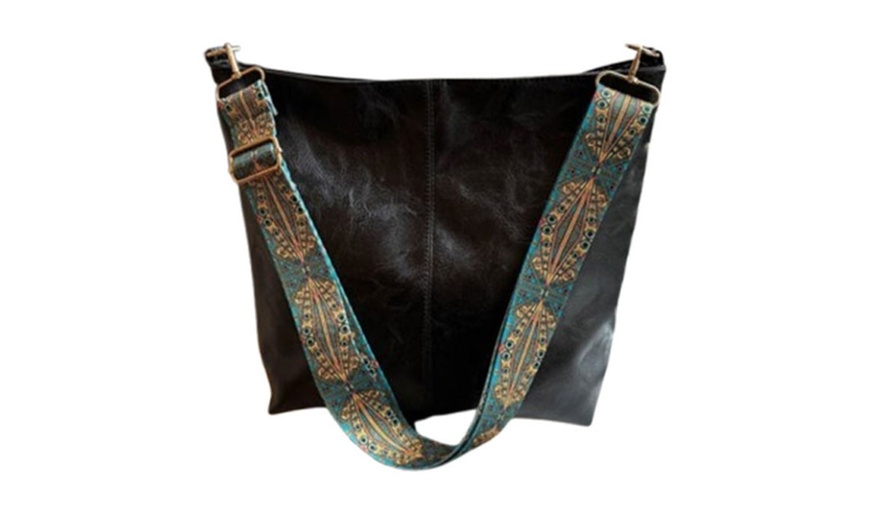 Image 6: PU Leather Shoulder Sling Bag