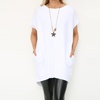 Image 15: Want Clothing Oversized Sleeveless Hi-lo Back Baggy T-Shirt Dress