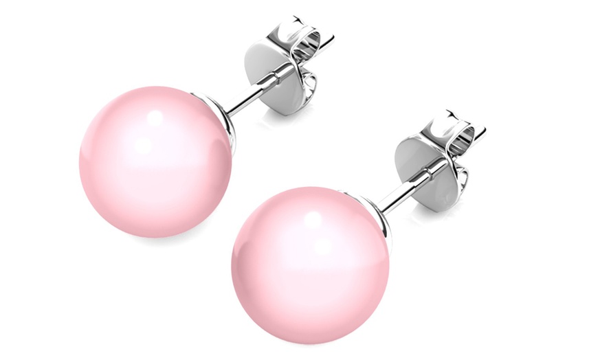 Image 33: 1, 2, 3 of 4 sieradensets met Oostenrijkse kristallen of parels