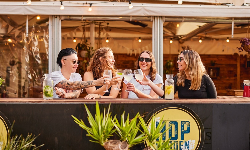 Image 3: Enjoy Garden Vibes with Burger or Pizza with a Drink for Up to 4 