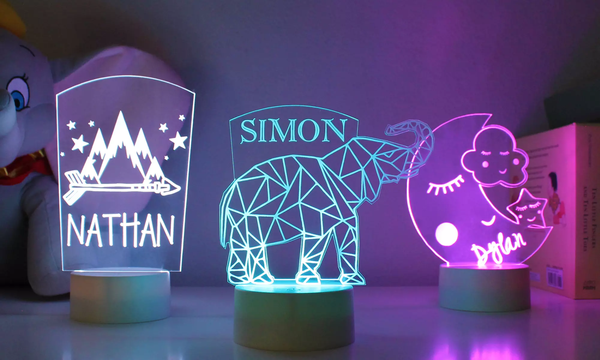 Kids Night Light with Remote from Etchey - Up to 50% Off !