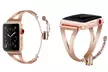 Bracelet Stainless Steel Cuff Band Strap for Apple Watch All Series - Second Medium