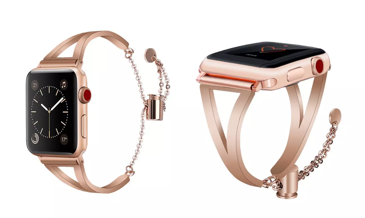 Bracelet Stainless Steel Cuff Band Strap for Apple Watch All Series