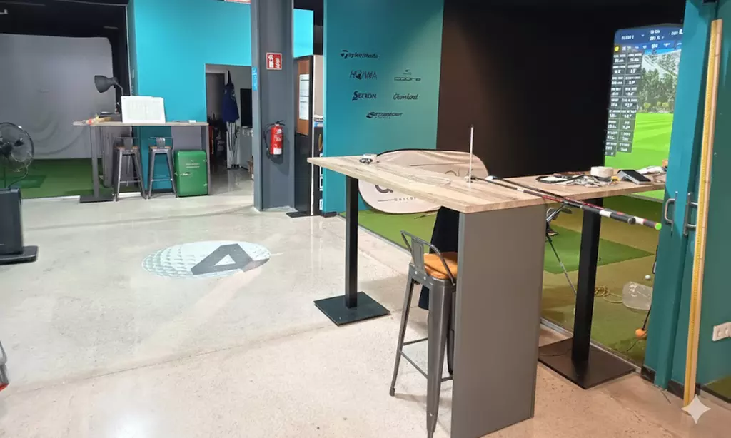Sesión de golf indoor de para 2 personas o 5 sesiones individuales