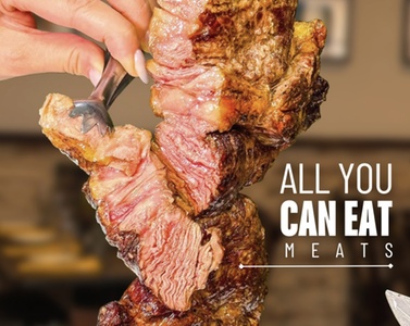 All-You-Can-Eat Brazilian Rodízio PREMIUM Meat for Two with Two Desserts & Two Drinks, Valid Monday - Friday - Brazilian Spices Restaurant and Steakhouse