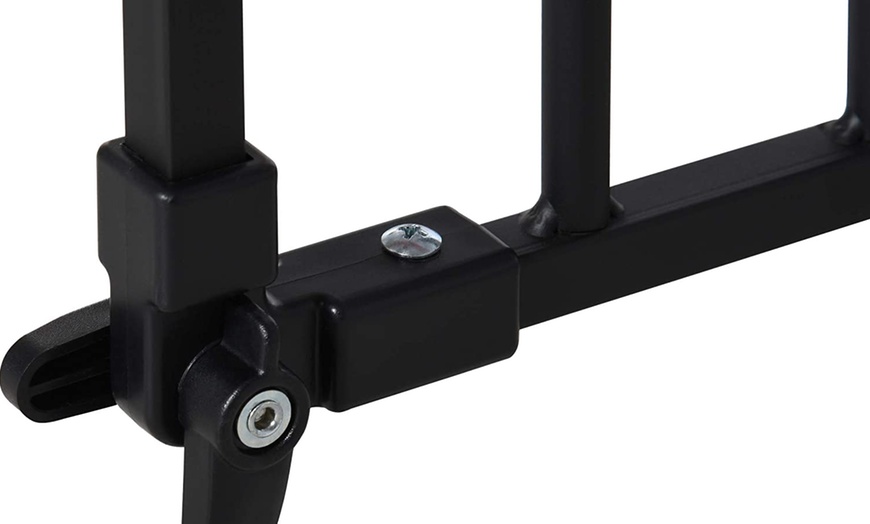 Image 6: PawHut Adjustable Pet Safety Gates for Secure Doorway & Stair Barriers