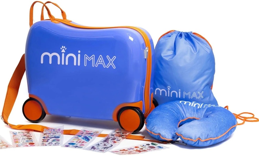 Image 7: Aerolite MiniMax Kids Ride-On Suitcase 45cm x 36cm x 20cm, 29L
