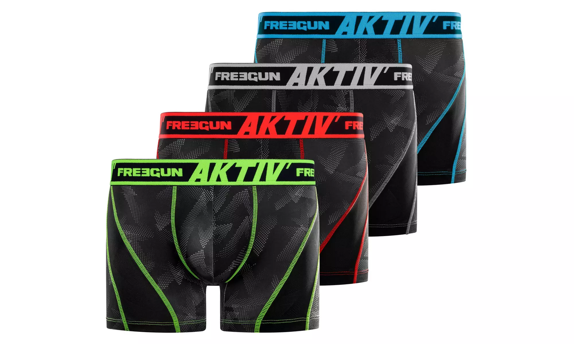 Lot de 4 boxers homme sport de Freegun