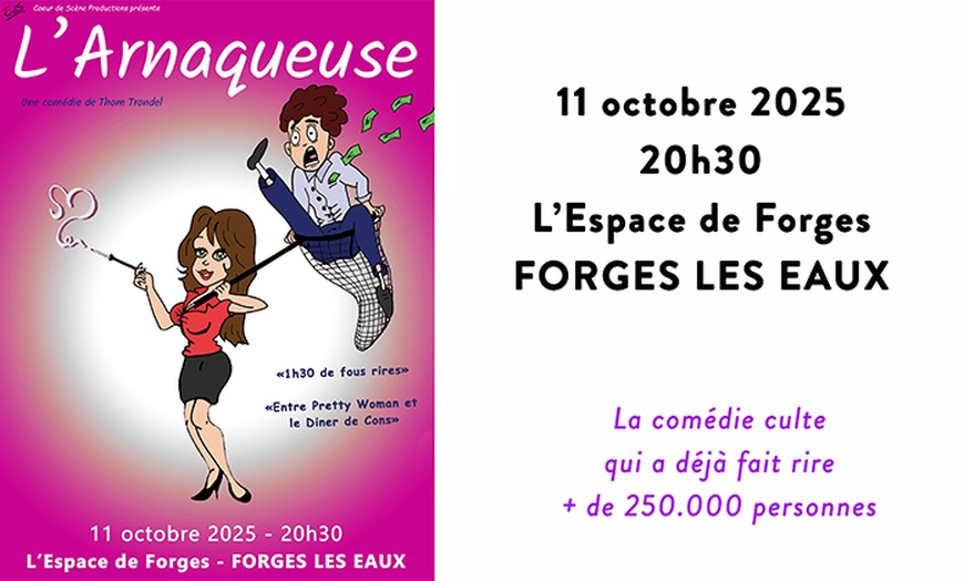 Image 1: "L'Arnaqueuse" : une comédie entre Pretty Woman et le Dîner de Cons