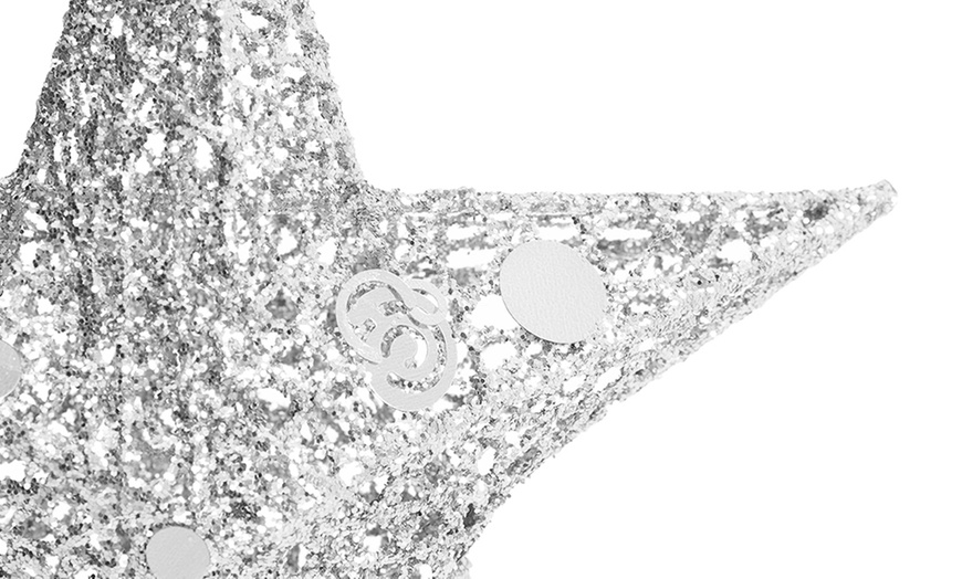 Image 11: Gold and Silver Star Christmas Tree Toppers