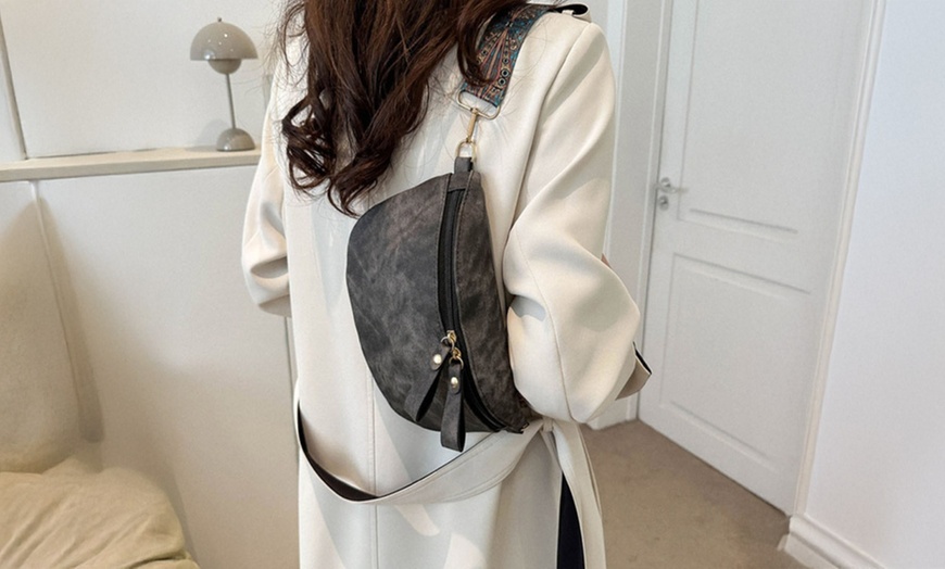 Image 7: PU Leather Satchel