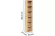 Levede 6-Tier Freestanding Bookcase - Second Medium