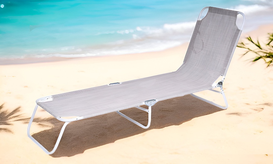 Image 9: Tragbare, klappbare Sonnenliege