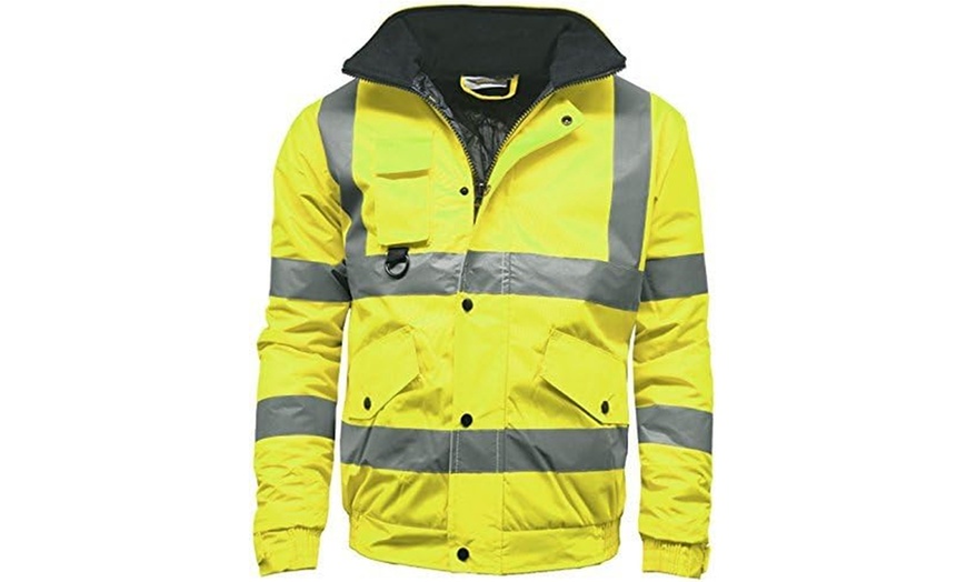 Image 10: LABEL APPAREL Men's Water-Resistant Bomber Jacket 