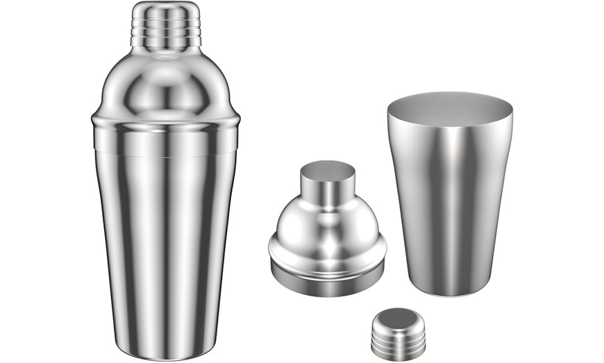 Image 4: 15-Piece Cocktail Shaker Set with Stand