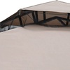 Image 6: Outsunny 3m x 3m Gazebo with Net Curtains, Stylish Metal Design
