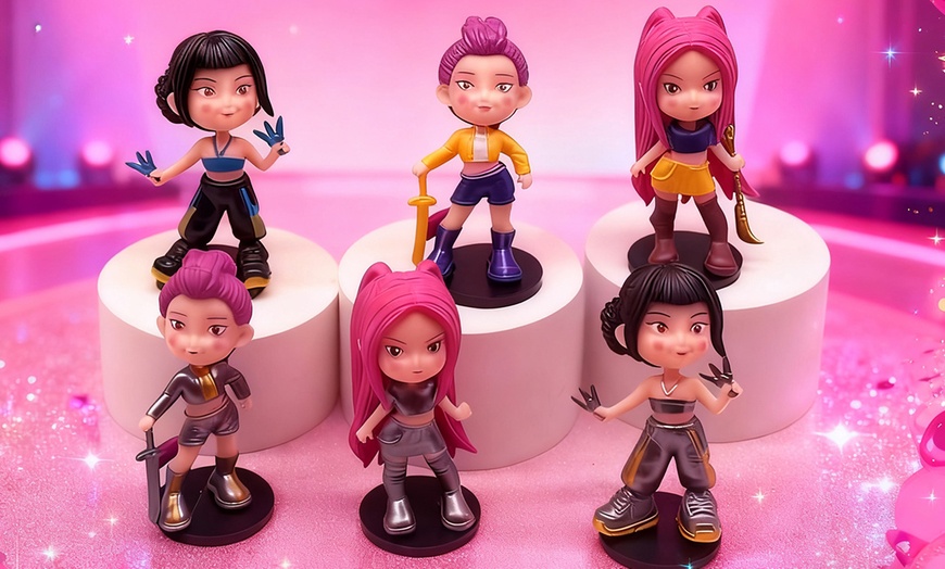 Image 1: K-Pop Inspired Demon Hunter Collectible Figures