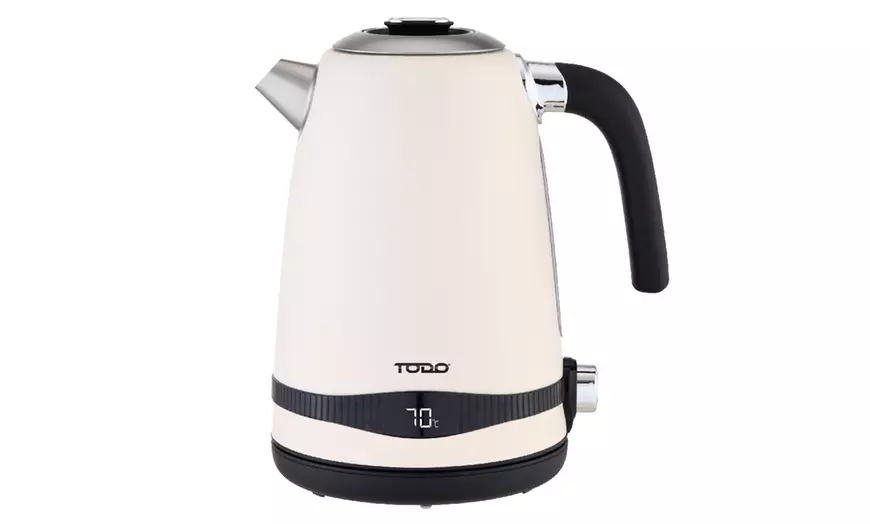 Image 32: TODO 1.7L Electric Cordless Kettle Stainless Steel/ Led Water Jug