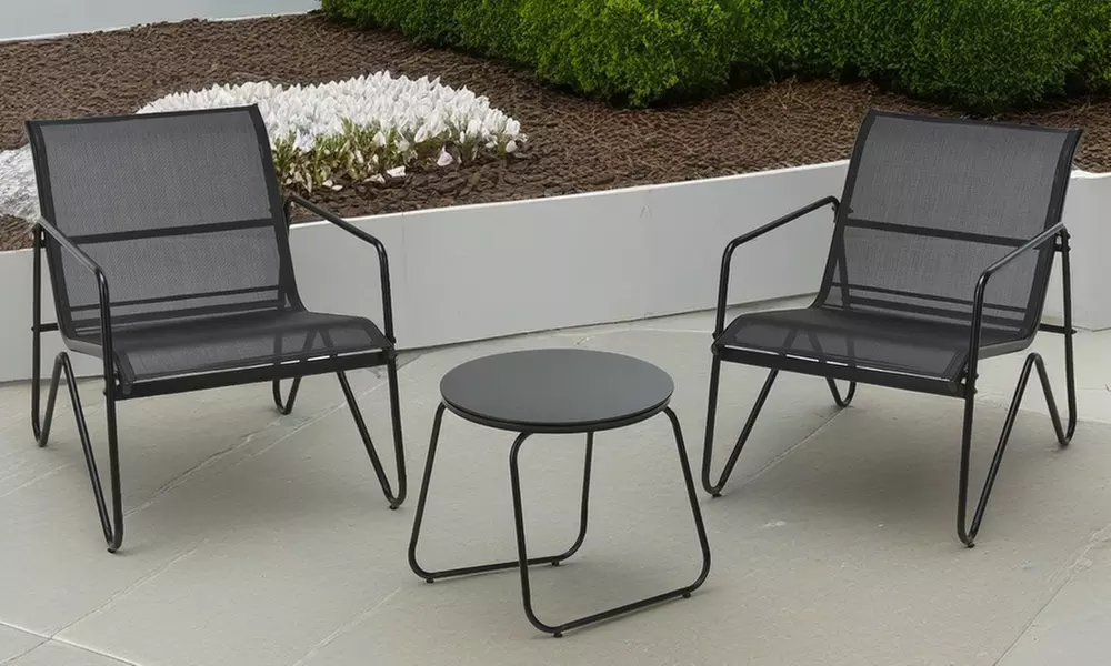 Three-Piece Outdoor Bistro Garden Furniture Set