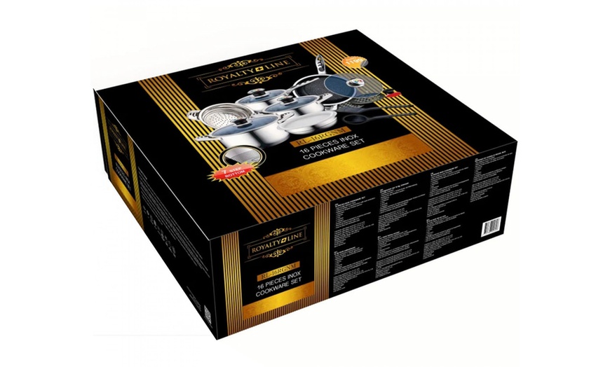 Image 18: 16- of 18-delige pannenset en toebehoren