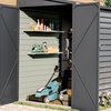 Image 3: Outdoor Garden Steel Storage Sheds