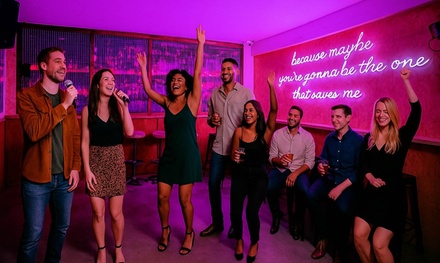 Private karaoke booth hire for up to 15 people with Cocktail jug (18 years & older) - The Old School Yard