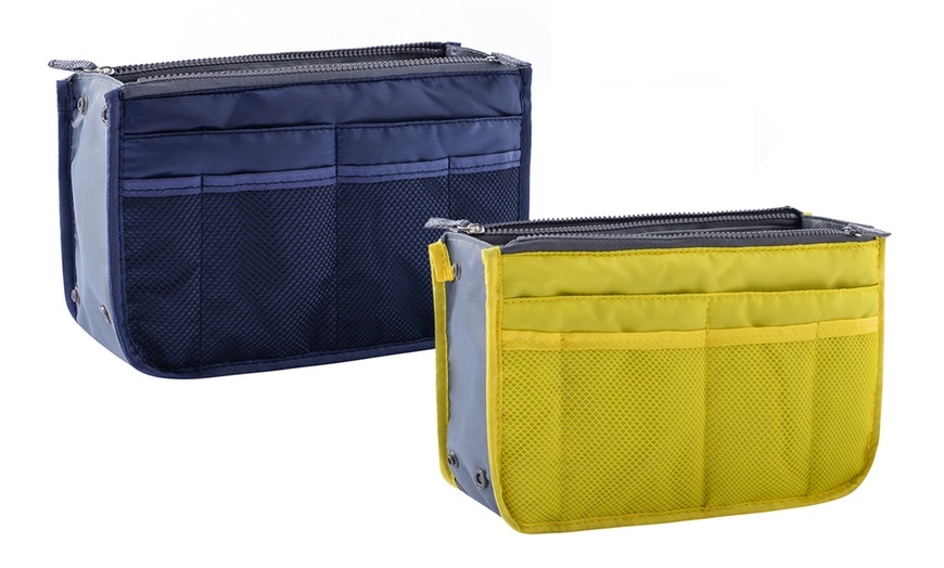Image 12: 1 o 2 organizadores para bolso con múltiples compartimentos