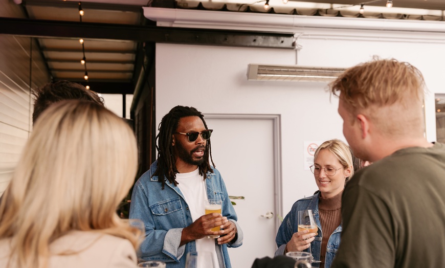 Image 9:  Beer and Wine at The Stolen Gem Rooftop Bar