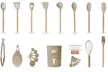 Lux Decor Silicone Kitchen Utensils Set Heat Resistant 35-Pcs Cooking Tools - Second Medium