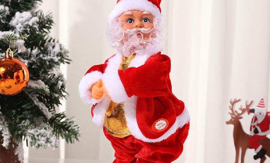 Image 3: Electric Dancing Santa Doll